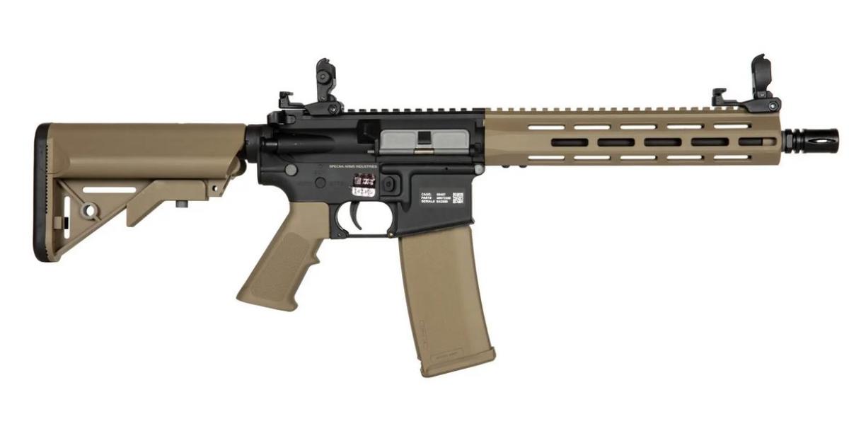 Specna Arms SA-F03 Flex Carbine mit Gate X-ASR Half-Tan 0,5 Joule AEG F03